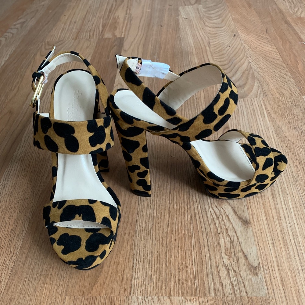 Charlotte Russe Cheetah Print Heels 👠